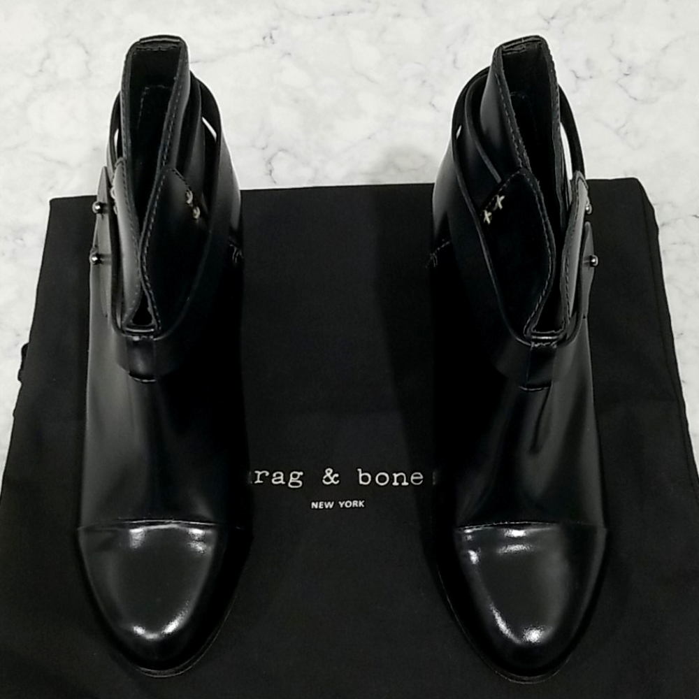 RAG & BONE Harrow Leather Ankle Boots